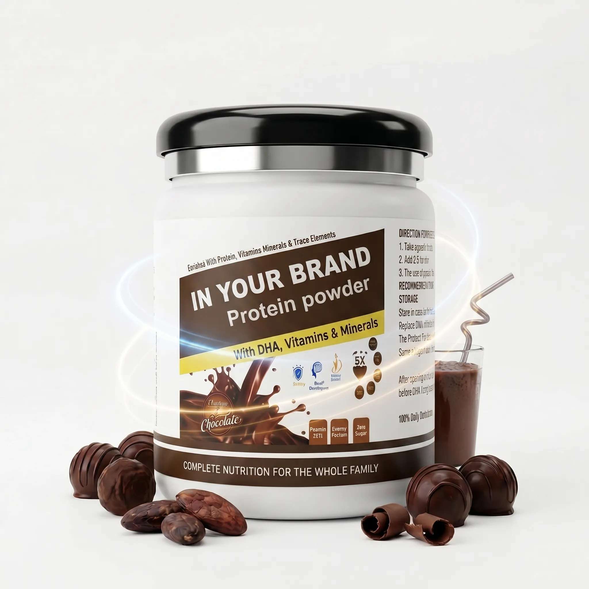 Family-Safe Nutri-Choco Protein Powder