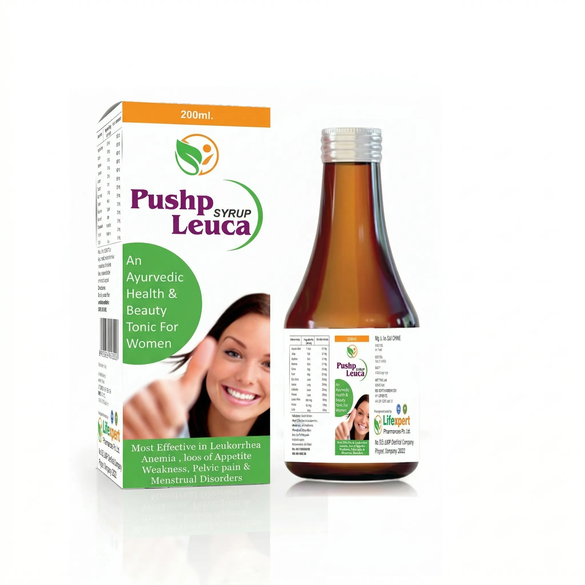 Pushp Leuca Syrup: Ayurvedic Tonic for Women