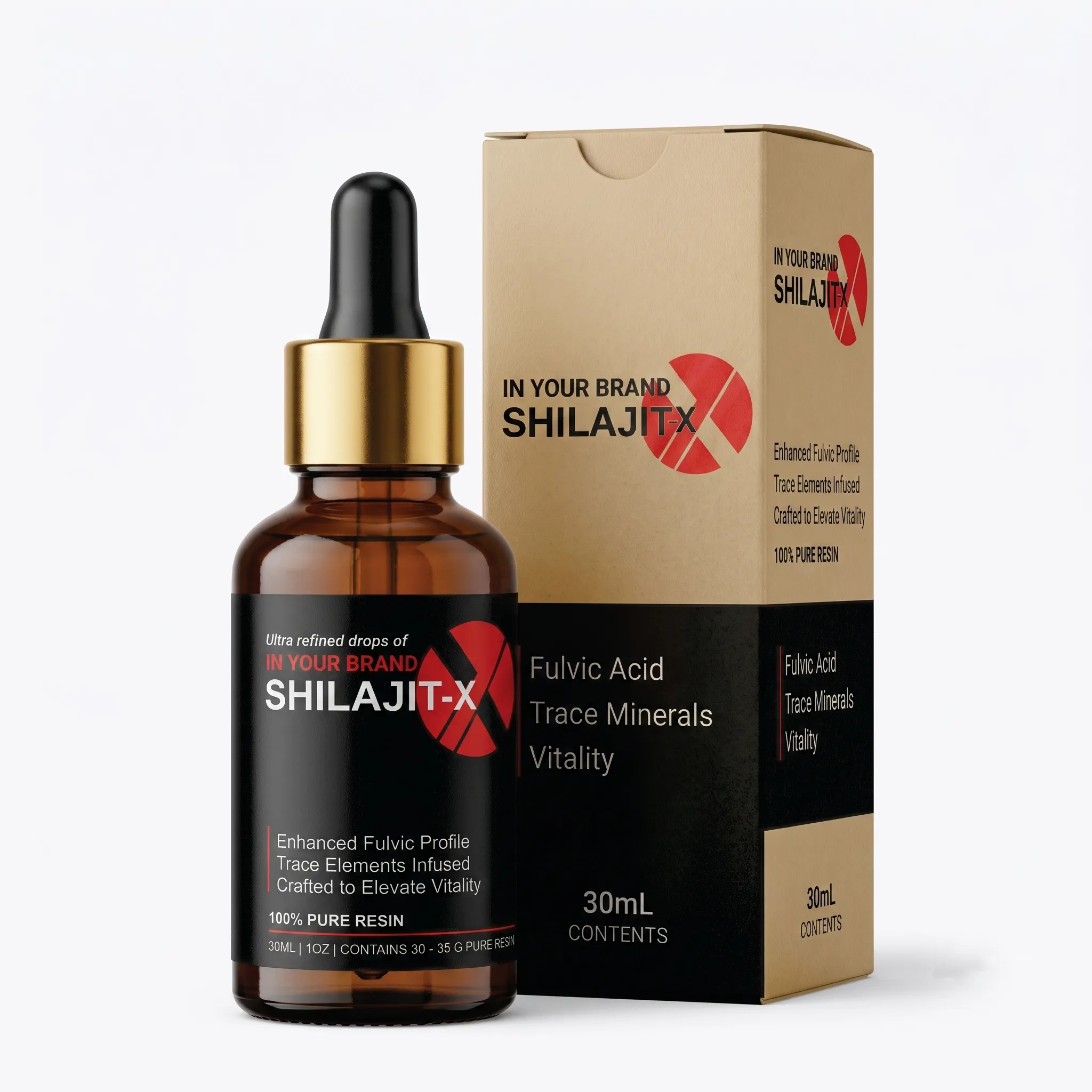 Himalayan Shilajit Drops Ayurvedic Wellness Formula